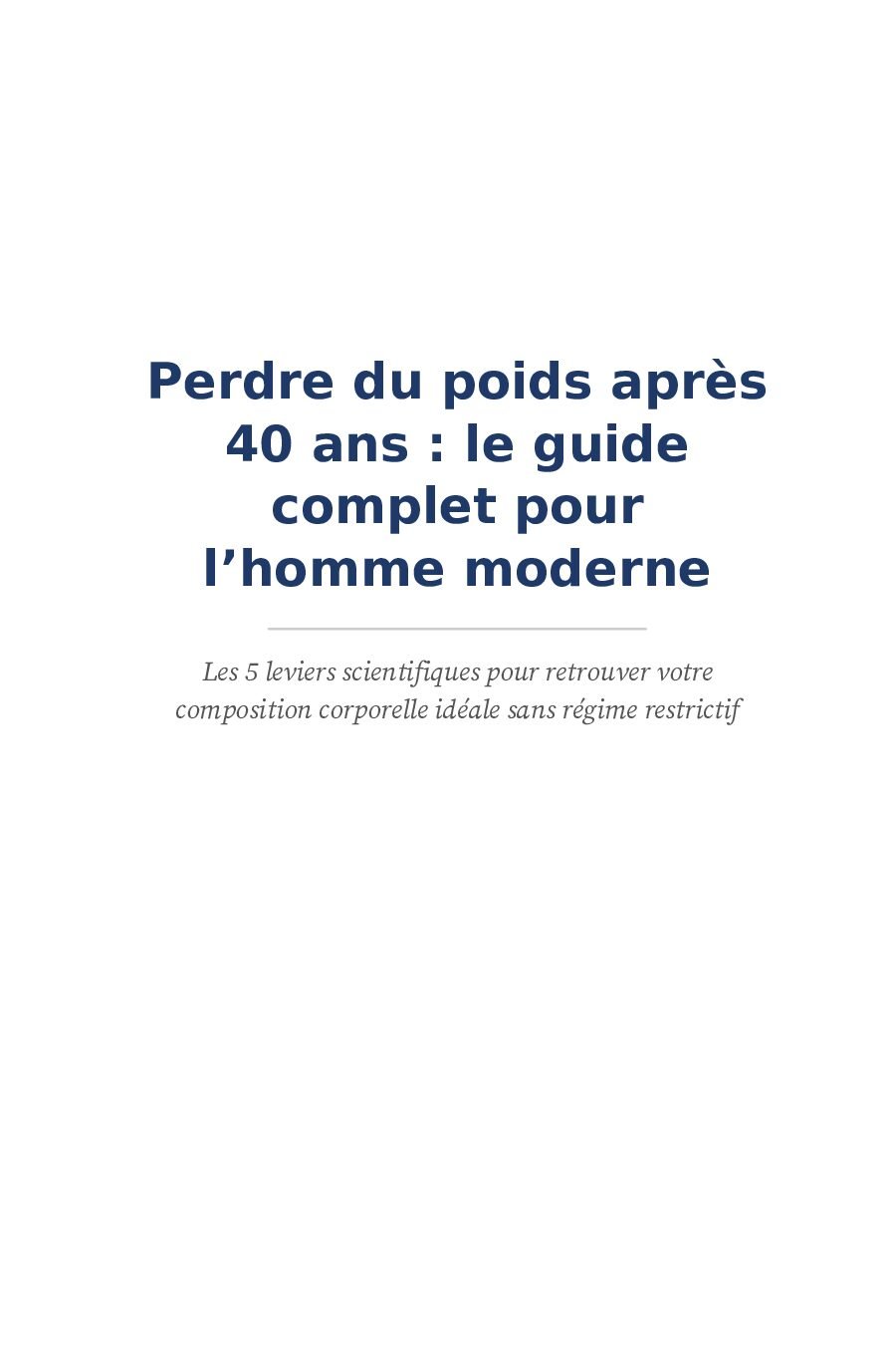 Perdre du poids après 40 ans – Image 2