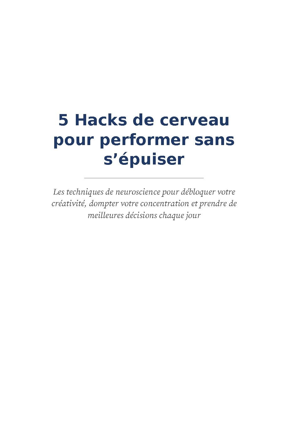 Apercu interieur — 5 Hacks de cerveau (page 2)