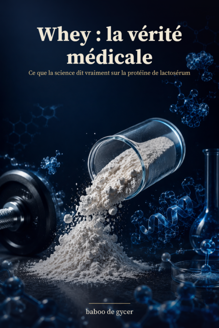 Couverture de l'ebook Whey, la vérité médicale — protéine en poudre et santé
