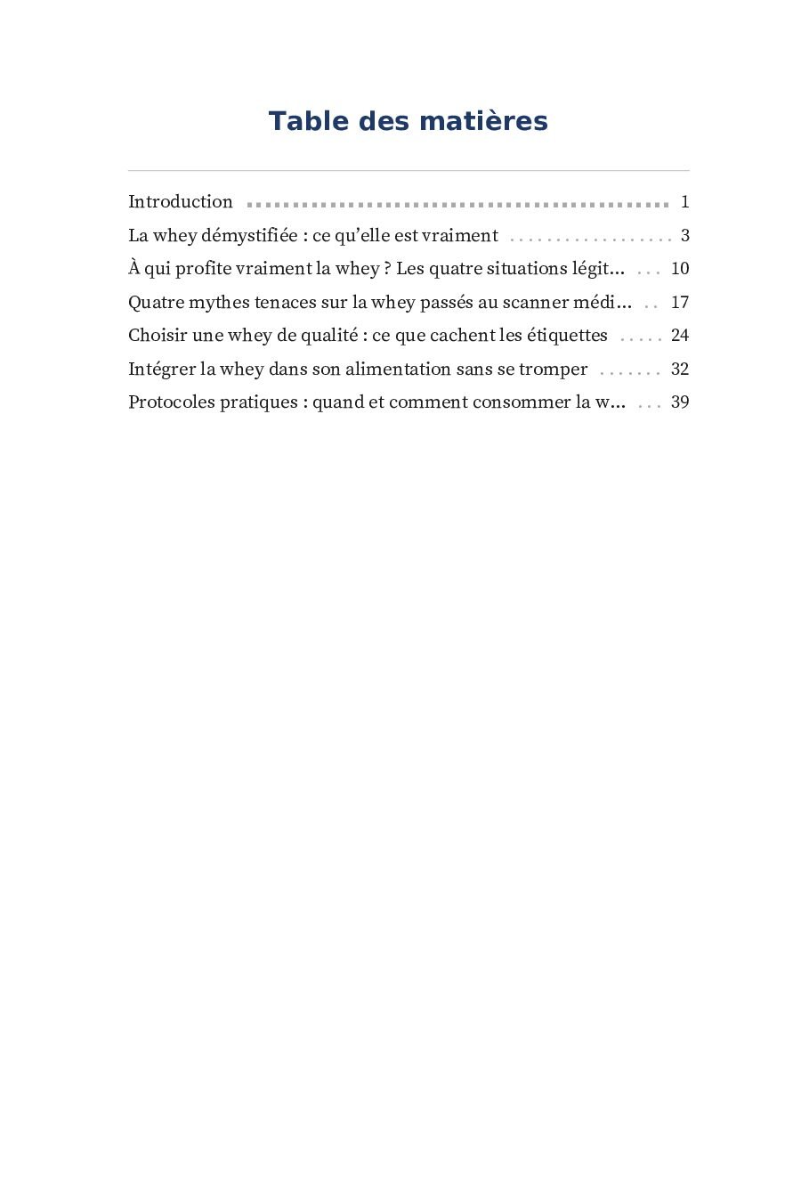 Whey, la vérité médicale – Image 3