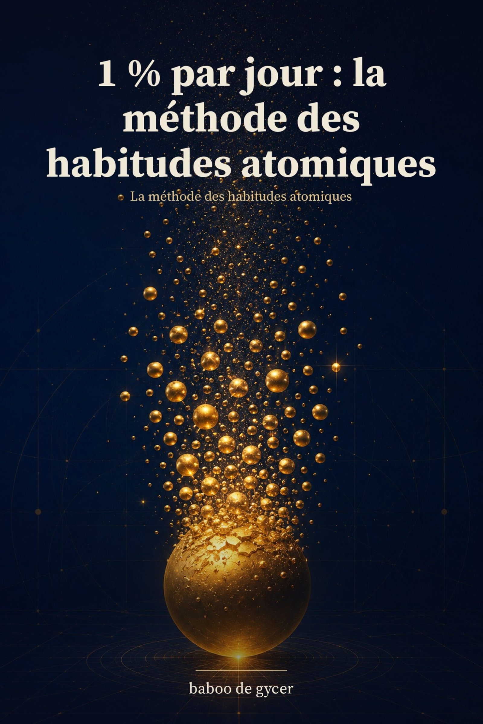Couverture de l'ebook 1 % par jour — bâtir des habitudes durables (Méthode 1 %)